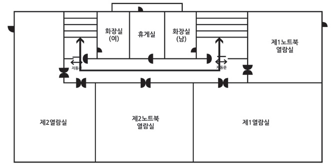 3F 안내 도면입니다.